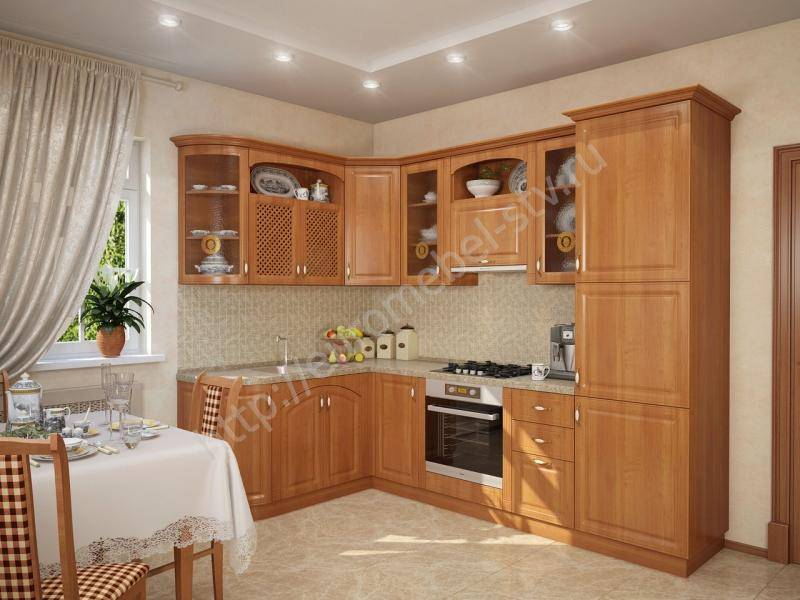 кухонный гарнитур угловой юлия - ольха в Нальчике