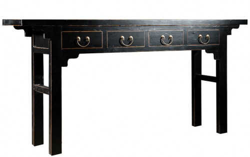 консоль золотой век 178х38х85 черная в Нальчике