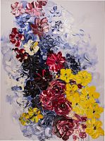 картина маслом красочные розы 90*120 см. в Нальчике