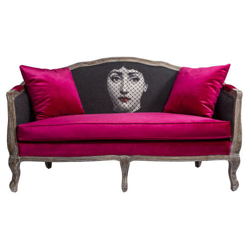 диван «вуаль руж» fornasetti прямой розовый в Нальчике