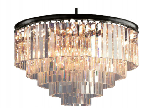 люстра odeon 5 rings черное основание в Нальчике