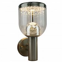 уличный настенный светодиодный светильник arte lamp inchino a8163al-1ss в Нальчике