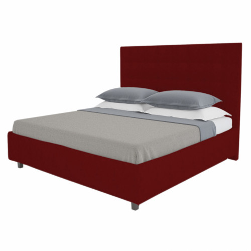 кровать двуспальная 160х200 красная royal black в Нальчике
