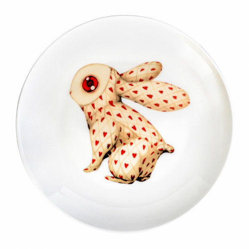 тарелка сумасшедший кролик карточный в Нальчике