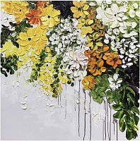 картина маслом прекрасная флора 100*100 см. в Нальчике