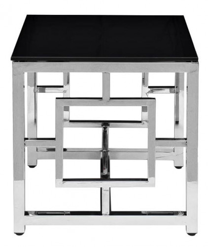 стол журнальный puzzle хром, черный в Нальчике