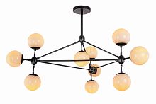 люстра modo 10 black+white черная, белые плафоны в Нальчике