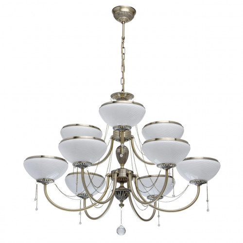 подвесная люстра mw-light фелиция 347019309 белая в Нальчике