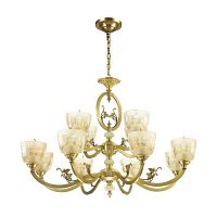 подвесная люстра odeon light piemont 3998/12 белая в Нальчике
