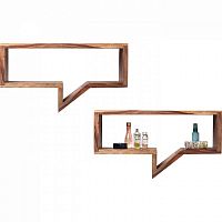 полка навесная speech bubble коричневый в Нальчике