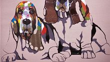 картина маслом бассет хаунд в Нальчике