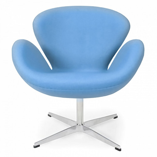 кресло swan chair голубое в Нальчике