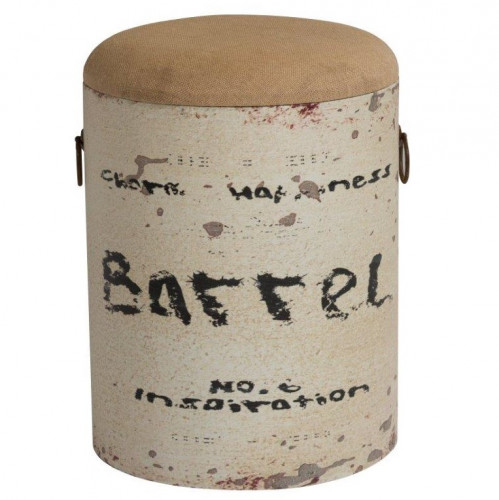 столик-табурет barrel white бежевый в Нальчике