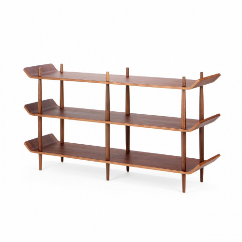 стеллаж bentwood двойной темно-коричневый в Нальчике
