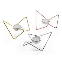набор подсвечников металлических разноцветных для чайных свечей tri-angular loop, 7 см, 3 штуки в Нальчике