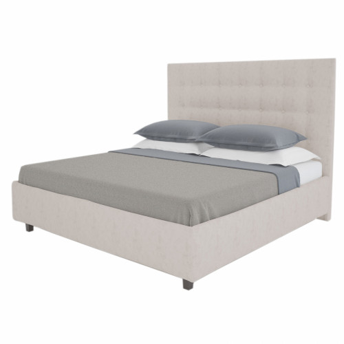 кровать двуспальная 180х200 серая royal black в Нальчике
