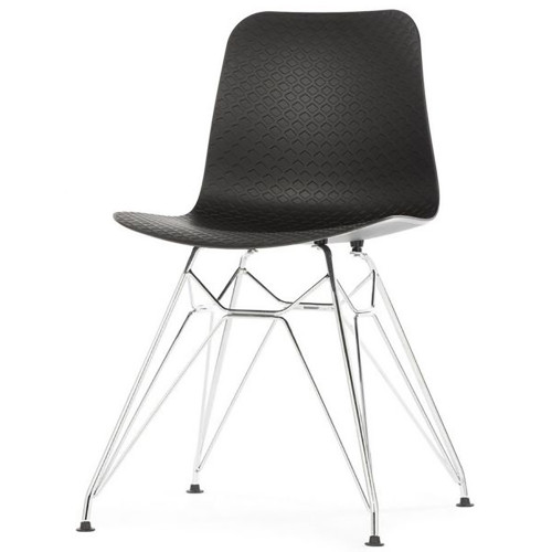 стул eiffel (eames style) черный в Нальчике