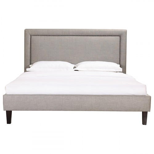 кровать двуспальная 180х200 серая laval upholstered в Нальчике