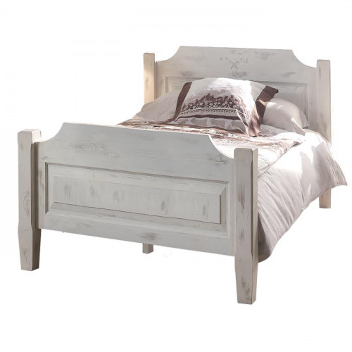 кровать деревянная односпальная 90х200 серая solea в Нальчике