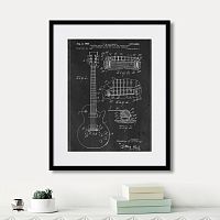 картина: гитара, 2016г. в Нальчике