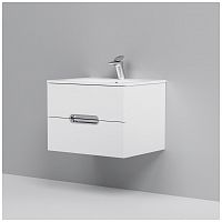 тумба под раковину am.pm spirit m70fhx0602wg33 подвесная, ящики с доводчиками, 60 см, белый глянец в Нальчике
