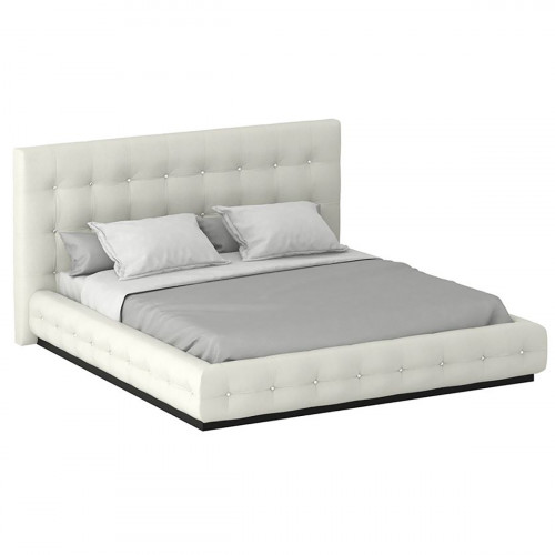 кровать двуспальная 160х200 белая kristal white в Нальчике