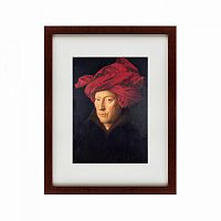 картина: portrait of a man in a chaperon (self-portrait), 1433 в Нальчике