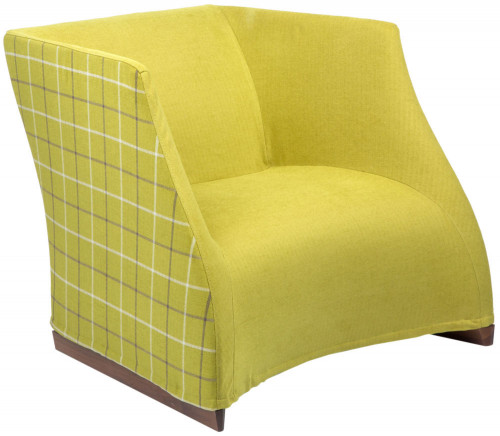 кресло vivienne armchair yellow checkerboard в Нальчике