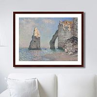 картина: the rock needle and the porte d'aval, 1885г. в Нальчике