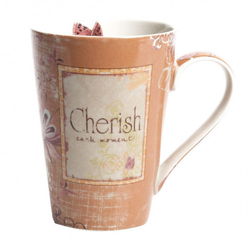 кружка cherish персикового цвета в Нальчике