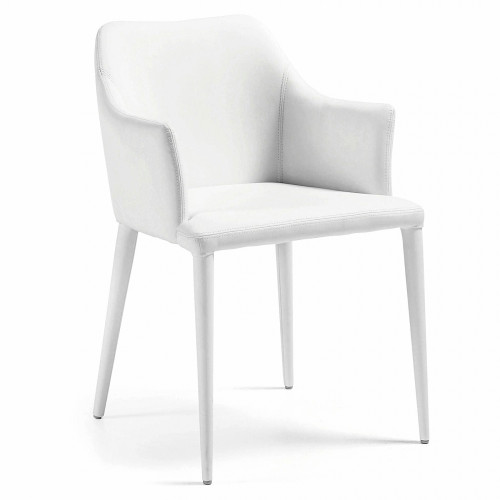 кресло danai кожа белое в Нальчике