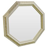 зеркало восьмиугольное бежевое с резьбой cozy beige в Нальчике