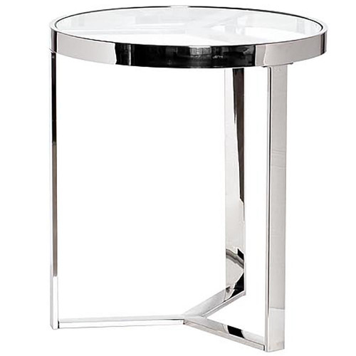 стол журнальный bridge chrome 50*55см хром в Нальчике