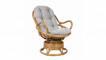 кресло-качалка swivel rocker коричневый в Нальчике