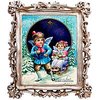 картина «с новым годом!» в раме «амели силвер», версия 22 в Нальчике