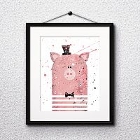 постер pig а4 в Нальчике
