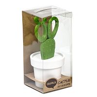 ножницы cactus с держателем, белые с зеленым в Нальчике