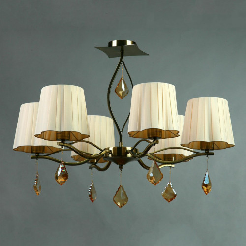 подвесная люстра brizzi bx03203/6 bronze cream в Нальчике
