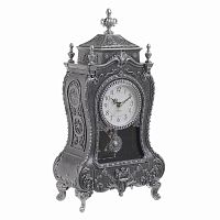 часы настольные музыкальные серебристого цвета в Нальчике