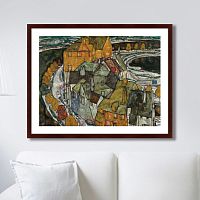 картина: crescent of houses ii (island_town), 1915г. в Нальчике
