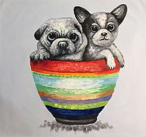 картина маслом маленькие друзья в Нальчике