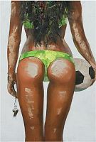 картина маслом пляжный волейбол - 2 в Нальчике