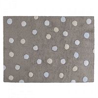 ковер tricolor polka dots серый голубой в Нальчике