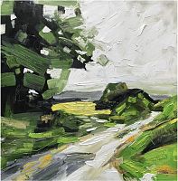 картина маслом пыльные дороги в Нальчике