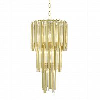 люстра gigi 7 gold от delight collection прозрачная/золото в Нальчике