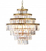 люстра alaine 50 латунь, прозрачное стекло в Нальчике