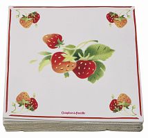 салфетки бумажные клубника comptoir de famille в Нальчике