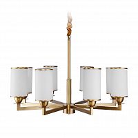 люстра brch9040-8 от delight collection белая/золото в Нальчике