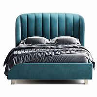 кровать двуспальная 160х200 бирюзовая tulip в Нальчике