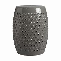 керамический столик-табурет cutwork garden stool серый в Нальчике